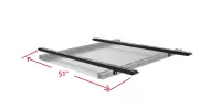Truck Cap Crossbar 51 Inch ( 2 pcs )